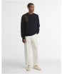 Men's Barbour Whitworth Crew Neck Sweater - Dark Navy