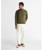 Men's Barbour Whitworth Half Zip Sweater - Sage