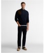 Men's Barbour Whitworth Half Zip Sweater - Dark Navy