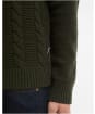 Men's Barbour Staplecross Roll Neck Sweater - Seaweed