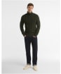 Men's Barbour Staplecross Roll Neck Sweater - Seaweed