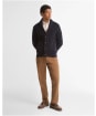 Men's Barbour Hartland Knitted Shawl Neck Cardigan - Navy
