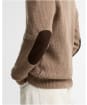 Men's Barbour Hartland Knitted Shawl Neck Cardigan - Stone