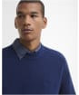 Men's Barbour Newtown Crew Neck Sweater - Inky Blue