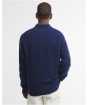 Men's Barbour Newtown Crew Neck Sweater - Inky Blue