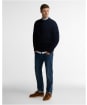 Men's Barbour Newtown Crew Neck Sweater - Navy