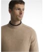 Men's Barbour Newtown Crew Neck Sweater - Washed Stone