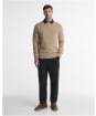 Men's Barbour Newtown Crew Neck Sweater - Washed Stone
