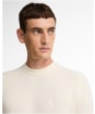Men's Barbour Newtown Crew Neck Sweater - Antique White