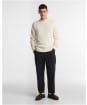 Men's Barbour Newtown Crew Neck Sweater - Antique White