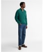 Men's Barbour Newtown Half Zip Knitted Jumper - Green