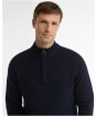 Men's Barbour Newtown Half Zip Knitted Jumper - Navy