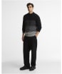 Men's Barbour International Raynes Crew Neck Jumper - Black