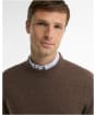 Men's Barbour Pure Cashmere Sweater - Major Brown