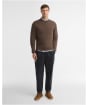 Men's Barbour Pure Cashmere Sweater - Major Brown