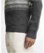 Men's Barbour International Monitor Crew Neck Jumper - Asphalt