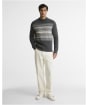 Men's Barbour International Monitor Crew Neck Jumper - Asphalt