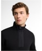 Men's Barbour International Inline Half Zip Jumper - Black