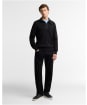 Men's Barbour International Inline Half Zip Jumper - Black