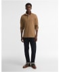 Men’s Barbour L/S Sports Polo Shirt - Sandstone