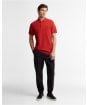 Men's Barbour International Essential Polo - FIRE WHIRL