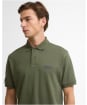 Men's Barbour International Essential Polo - Thyme