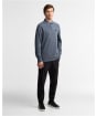 Men's Barbour International Long Sleeve Polo Shirt - Washed Charcoal