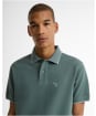 Men's Barbour Denwick Polo Shirt - Vintage Teal