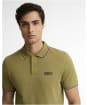 Men's Barbour International Evan Tipped Polo Shirt - Fir Green