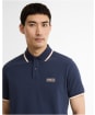 Men's Barbour International Evan Tipped Polo Shirt - Oxford Navy
