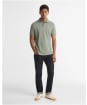 Men's Barbour Fielding Tailored Polo Shirt - Agave Green