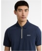 Men's Barbour International Ashmann Tipped Polo Shirt - Oxford Navy