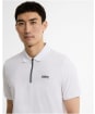 Men's Barbour International Ashmann Tipped Polo Shirt - White