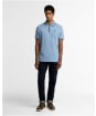 Men's Barbour Callock Tailored Polo Shirt - Tarn Blue