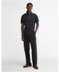 Men's Barbour Callock Tailored Polo Shirt - Navy