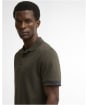 Men's Barbour Stanford Tailored Polo Shirt - Sage