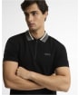 Men's Barbour International Newport Polo Shirt - Black