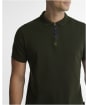 Men's Barbour Stately Zip Polo Shirt - Sage