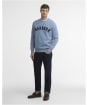 Men's Barbour Prep Logo Crew Sweater - Tarn Blue