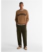 Men's Barbour Prep Logo Crew Sweater - Sandstone
