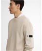 Men's Barbour International Bewley Crew Neck Sweatshirt - Mist