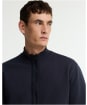 Men's Barbour Caldbeck Full Zip Sweatshirt - Dark Navy