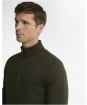 Men's Barbour Guy Half Zip Sweatshirt - Sage