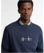 Men's Barbour Evergreen Crew Neck Sweatshirt - Navy