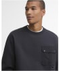 Men's Barbour Pitt Crew Neck Sweatshirt - Dark Navy