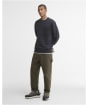 Men's Barbour Pitt Crew Neck Sweatshirt - Dark Navy