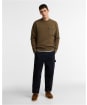 Men's Barbour Pitt Crew Neck Sweatshirt - Beech