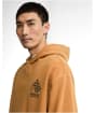 Men's Barbour International Eric Graphic Hoodie - Honey