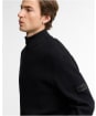 Men's Barbour International Curve Half Zip Sweatshirt - Black