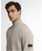 Men's Barbour International Curve Half Zip Sweatshirt - Concrete